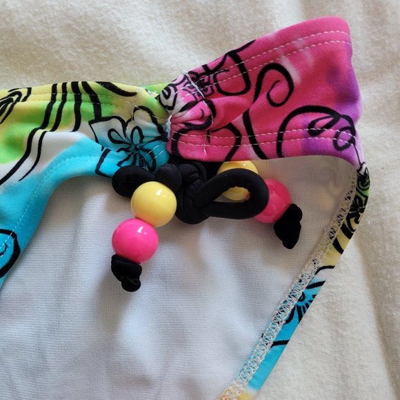 Clubswim floral bikini bottoms in a size large - Picture 4 of 4